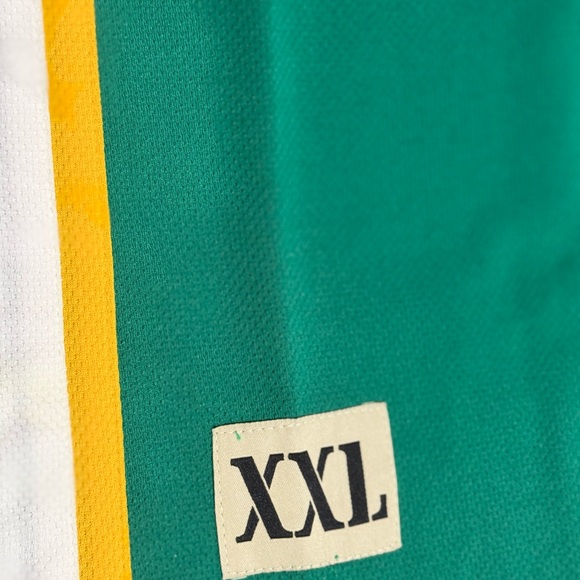 U.S.F. Bill Russell #6 Green Yellow College Jersey - XXL NWT - Picture 3 of 7